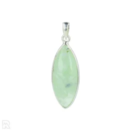 Prehniet Zilveren Hanger