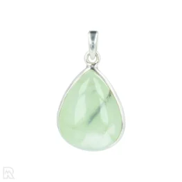 Prehniet Zilveren Hanger