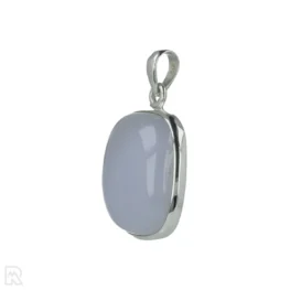 Blauwe Chalcedoon Zilveren Hanger uit India met artikelnummer 21292