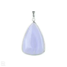 Blue Lace Agaat Zilveren Hanger uit India met artikelnummer 21300