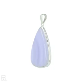 Blue Lace Agaat Zilveren Hanger uit India met artikelnummer 21300