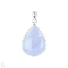 Blue Lace Agaat Zilveren Hanger uit India met artikelnummer 21317