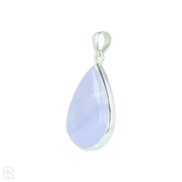 Blue Lace Agaat Zilveren Hanger uit India met artikelnummer 21317