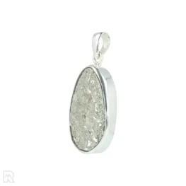 Druzy Pyriet Zilveren Hanger uit India met artikelnummer 21322