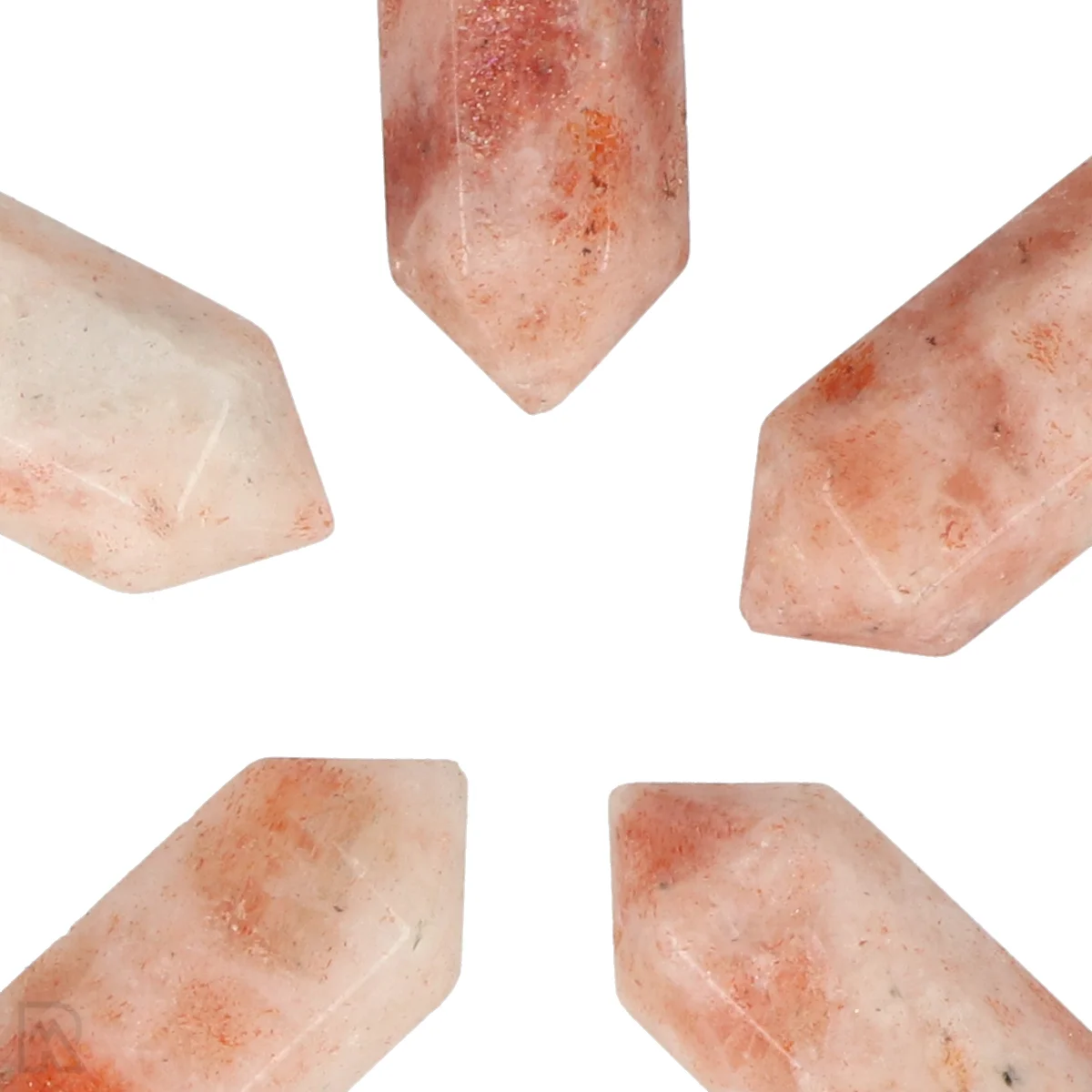 Zonnesteen Dubbeleinder Hanger | Zilverkleurig - 3,2 cm 2 Zonnesteen Dubbeleinder Hanger | Zilverkleurig - 3,2 cm - Afbeelding 2