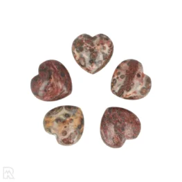 Leopard Skin Jaspis Hart uit China met artikelnummer 4955
