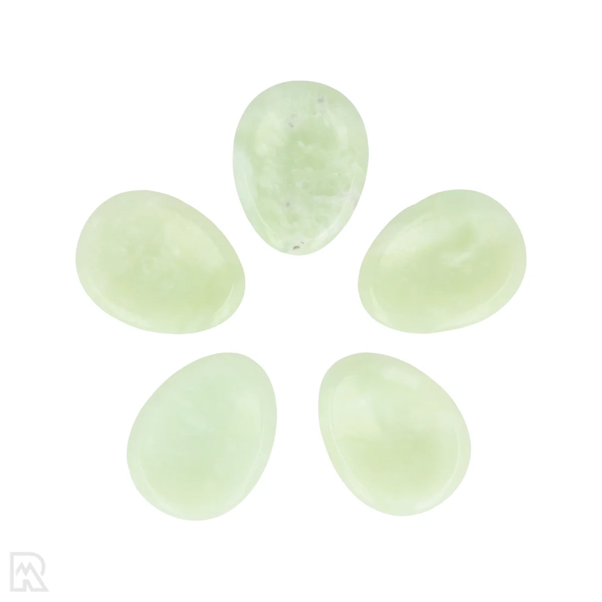 Serpentijn - New Jade Worry Stone | Druppel 1 Serpentin - Neuer Jade-Sorgenstein | Tropfen