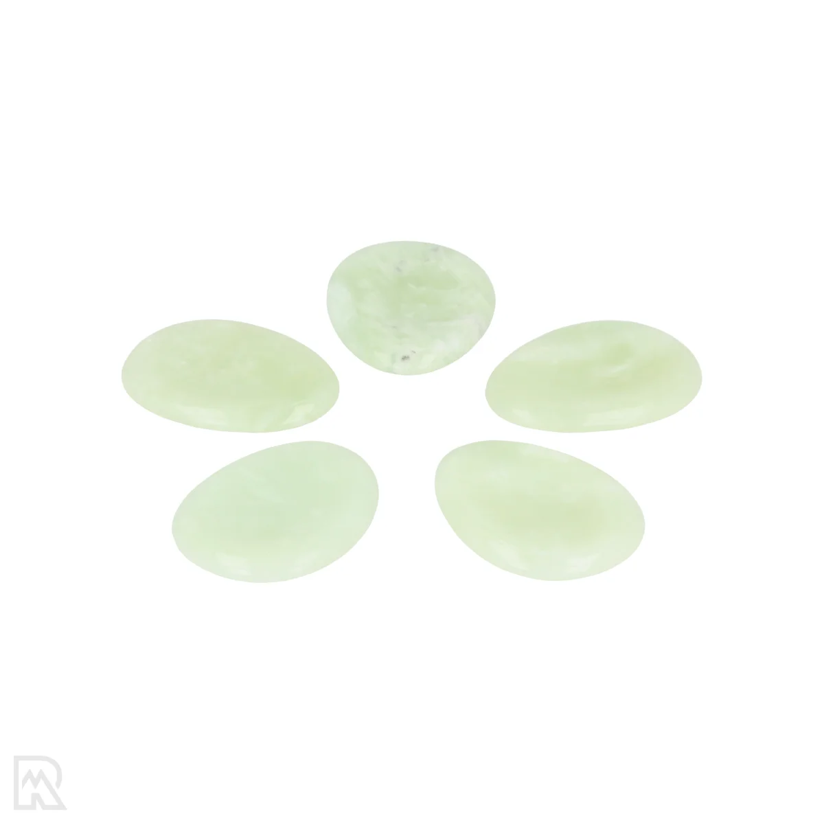 Serpentijn - New Jade Worry Stone | Druppel 3 Serpentijn - New Jade Worry Stone | Druppel – Bild 3