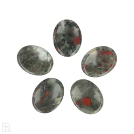 Afrikaanse Heliotroop Worry Stone | Ovaal