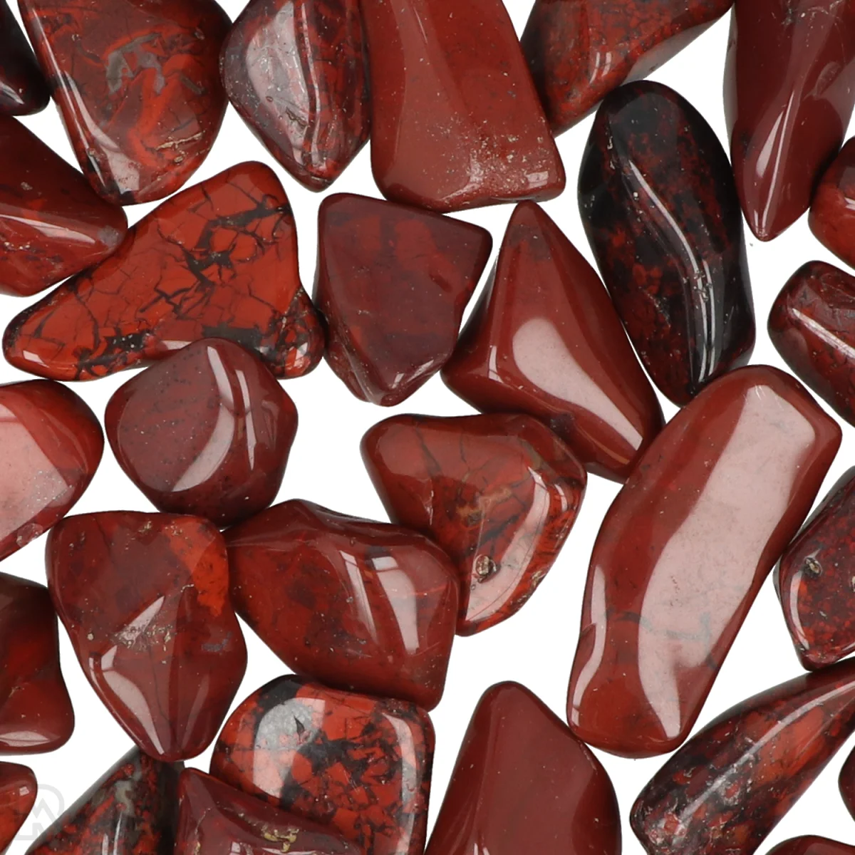 Breccie Jaspis Tumblestones 2 Breccie Jaspis Trommelstenen – Bild 2