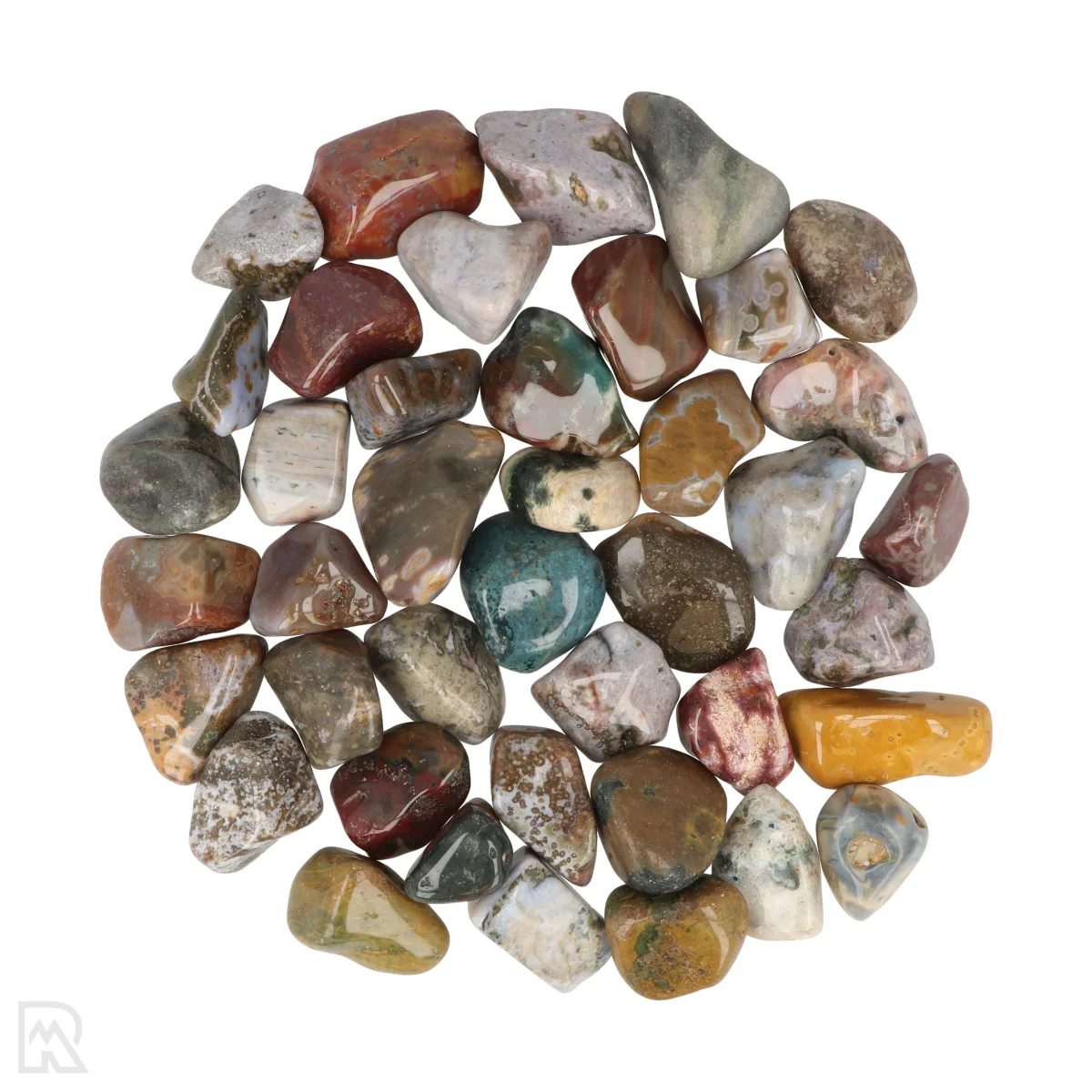 Oceaan Jaspis Trommelstenen 1 Oceaan Jaspis Trommelstenen