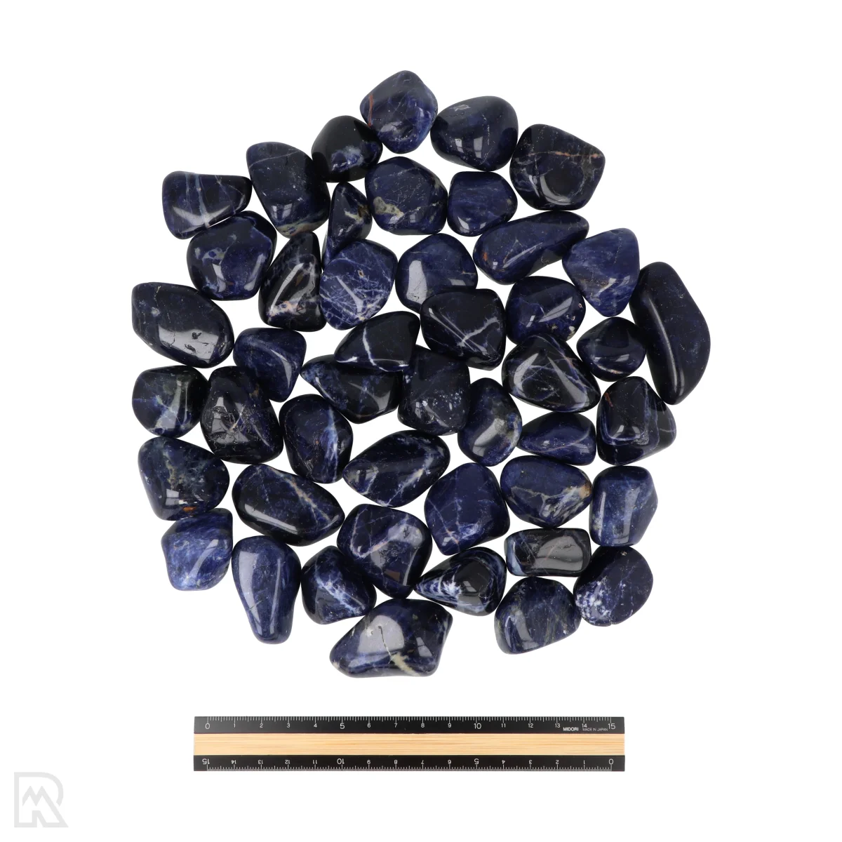 Sodaliet Trommelstenen | A - M/L 3 Sodaliet Trommelstenen | A - M/L - Afbeelding 3