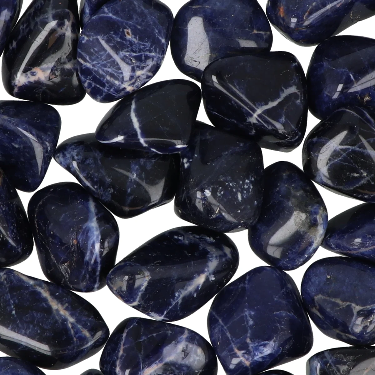 Sodaliet Trommelstenen | A - M/L 2 Sodaliet Trommelstenen | A - M/L - Afbeelding 2