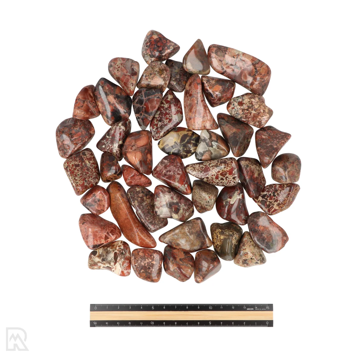 Breccie Jaspis Trommelstenen 3 Breccie Jaspis Trommelstenen - Image 3