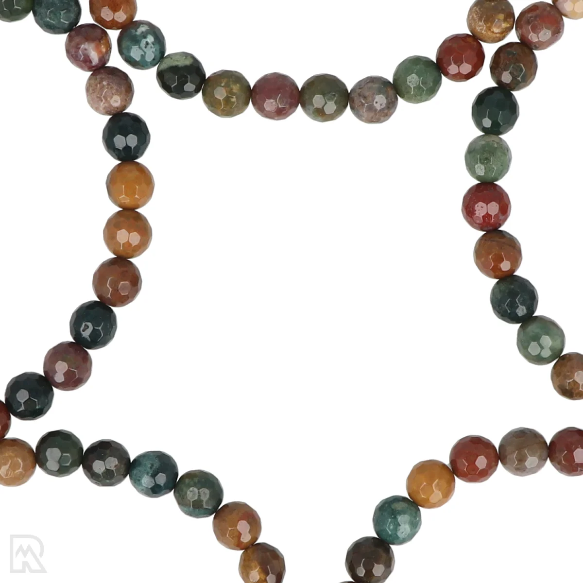 Oceaan Jaspis Facetarmband | 6 mm 2 Ocean Jasper Faceted Bracelet from China with item number 8185
