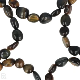 Tijgeroog Mix Trommelsteen Armband uit China met artikelnummer 8490