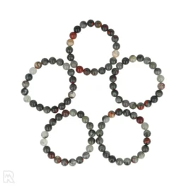 Afrikanisches Heliotrop-Kugelarmband aus China mit der Artikelnummer 8504