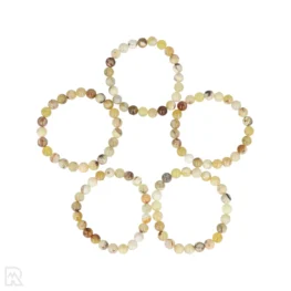 Gele Opaal Kogelarmband uit China met artikelnummer 8587