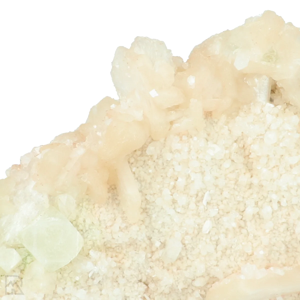 Apophyllit mit Stilbit 2 India Mix Ruw uit India met artikelnummer 21345