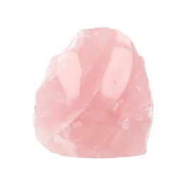 Rosenquarz einseitig geschliffen aus Madagaskar mit der Artikelnummer 21384