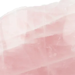 Rosenquarz einseitig geschliffen aus Madagaskar mit der Artikelnummer 21385