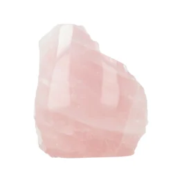 Rosenquarz einseitig geschliffen aus Madagaskar mit der Artikelnummer 21386