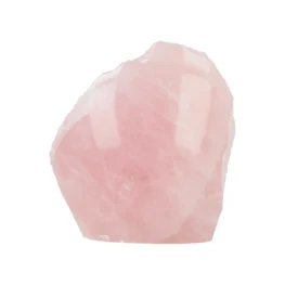 Rosenquarz einseitig geschliffen aus Madagaskar mit der Artikelnummer 21387