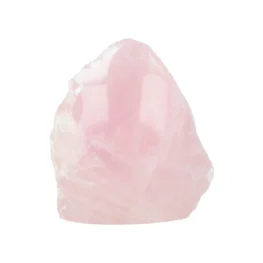 Rosenquarz einseitig geschliffen aus Madagaskar mit der Artikelnummer 21390