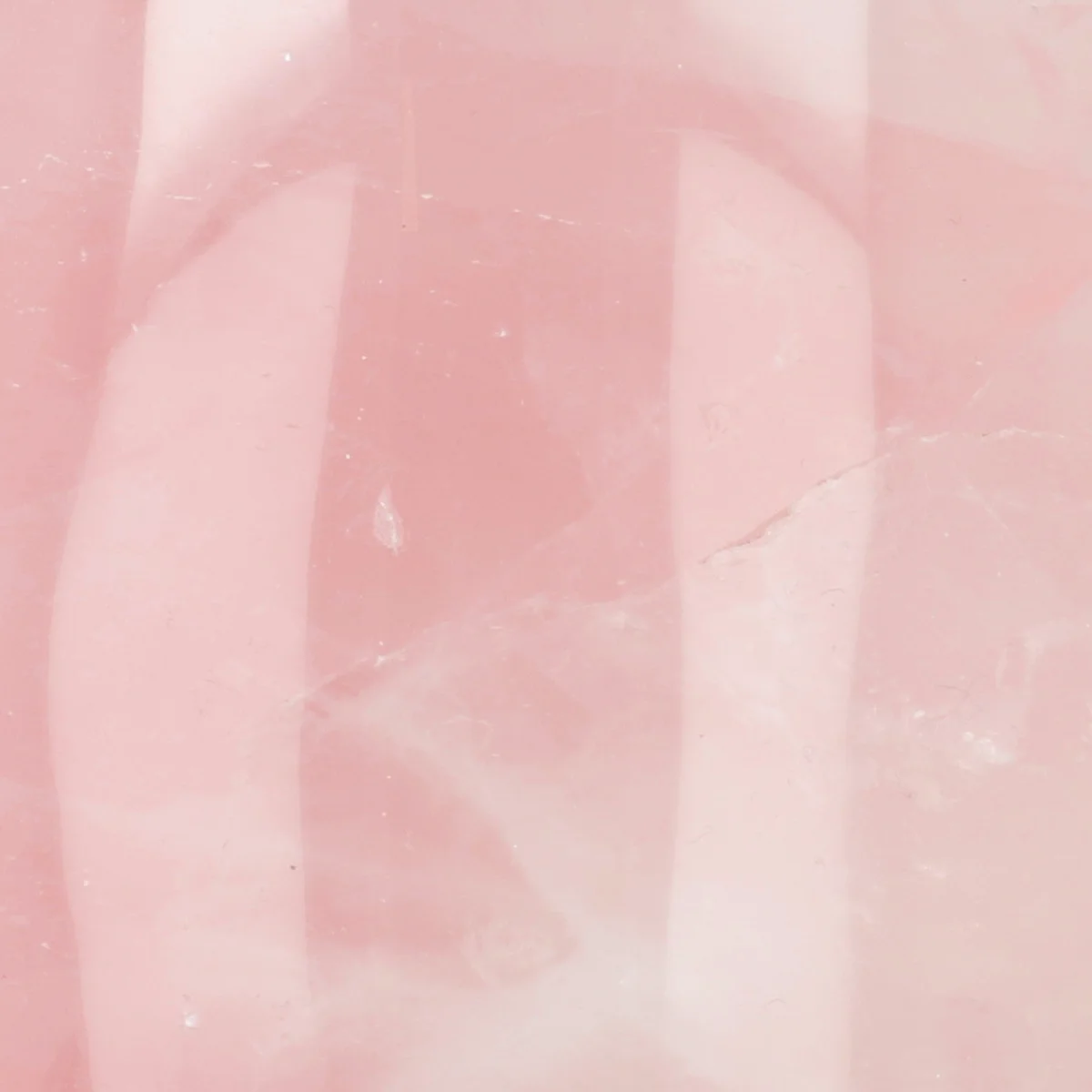 Rosenquarz Einseitig poliert 2 Rosenquarz einseitig geschliffen aus Madagaskar mit der Artikelnummer 21391