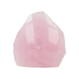 Rosenquarz einseitig geschliffen aus Madagaskar mit der Artikelnummer 21393