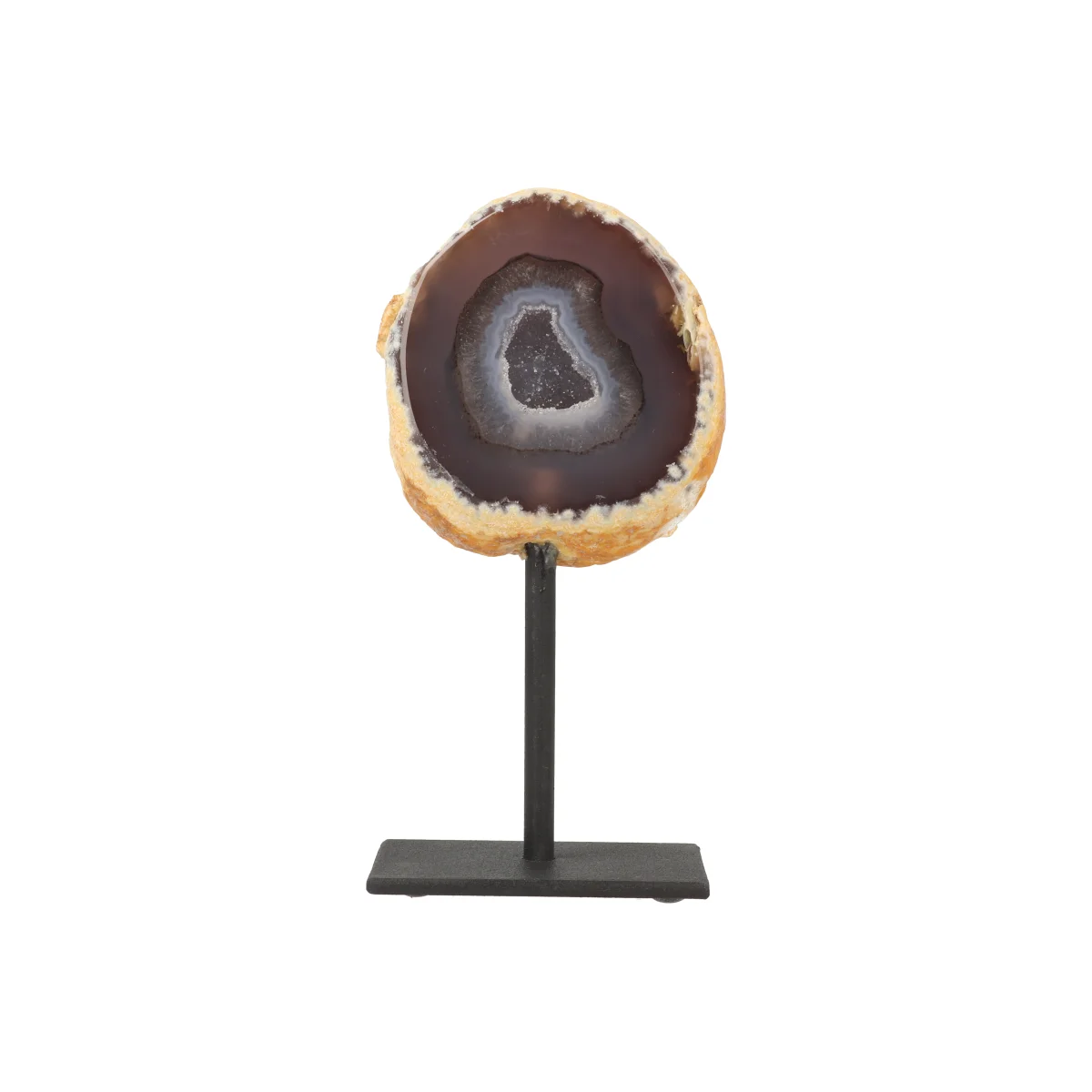 Agaat Geode Op Standaard 1 Agaat Geode Op Standaard uit Braziliƫ met artikelnummer 21469