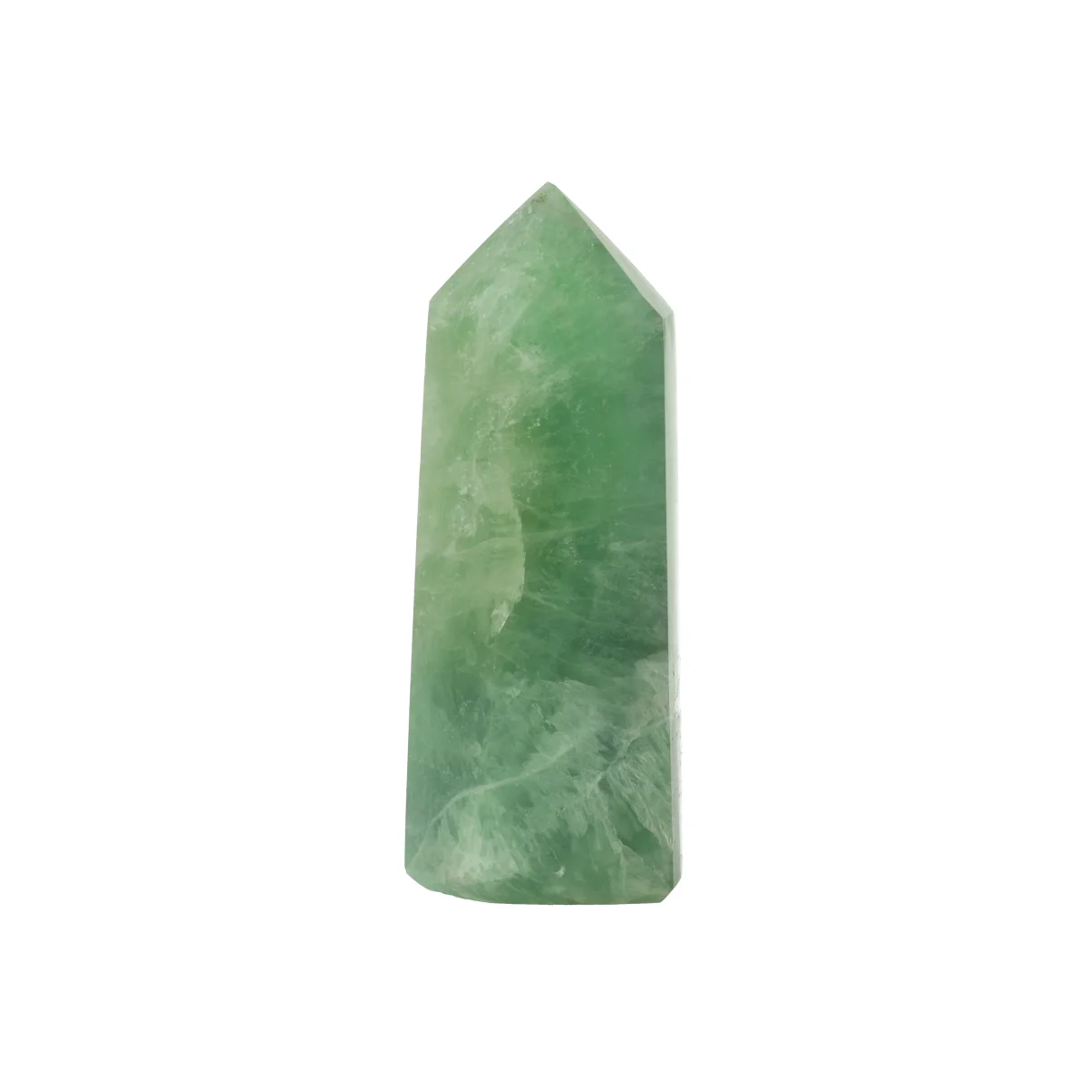 Green Fluorite Item 3 Green Fluorite Point from Madagascar with item number 21509