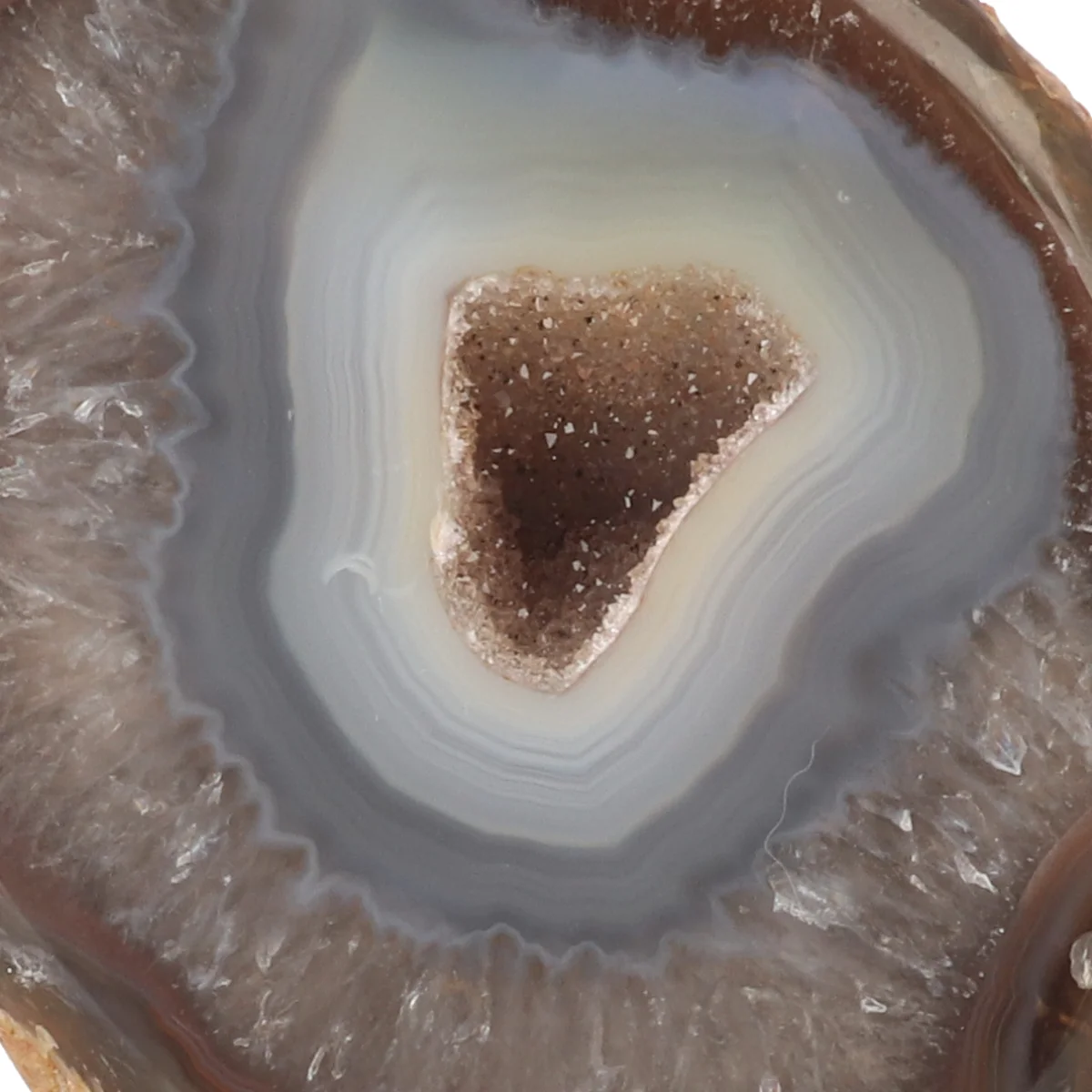 Agate Geode on Standard 2 Agate Geode on Stand from Brazil with item number 21554