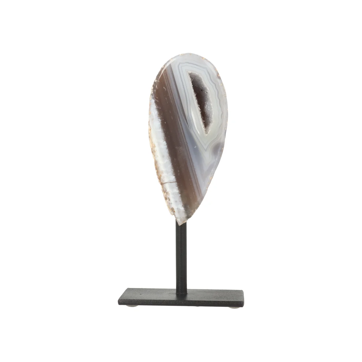 Agaat Geode op Standaard 1 Agaat Geode op Standaard uit Braziliƫ met artikelnummer 21559