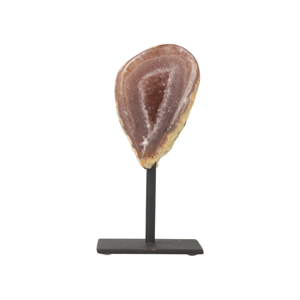 Agaat Geode op Standaard 1 Agaat Geode op Standaard uit Braziliƫ met artikelnummer 21570