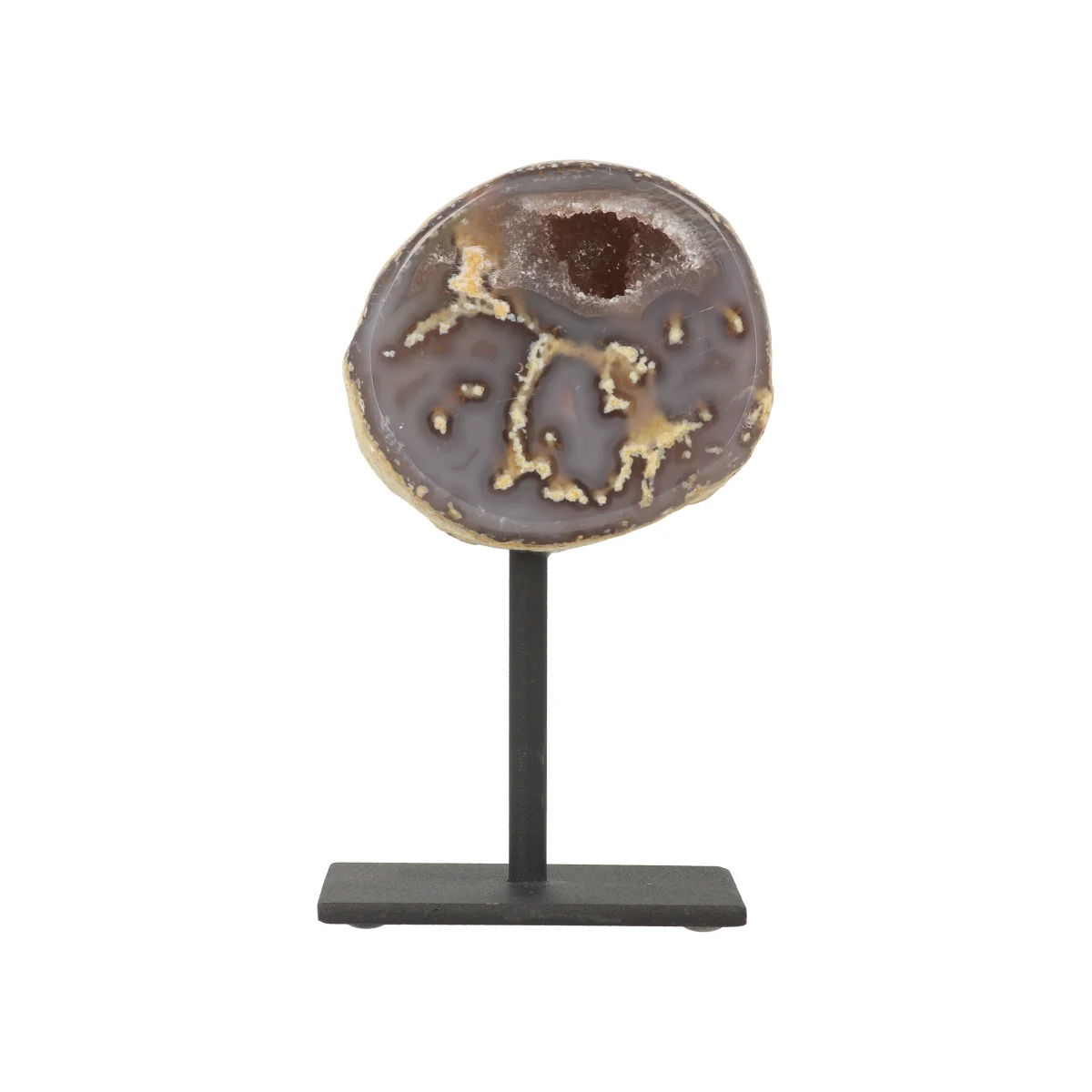 Agaat Geode op Standaard 1 Agaat Geode op Standaard uit Braziliƫ met artikelnummer 21572