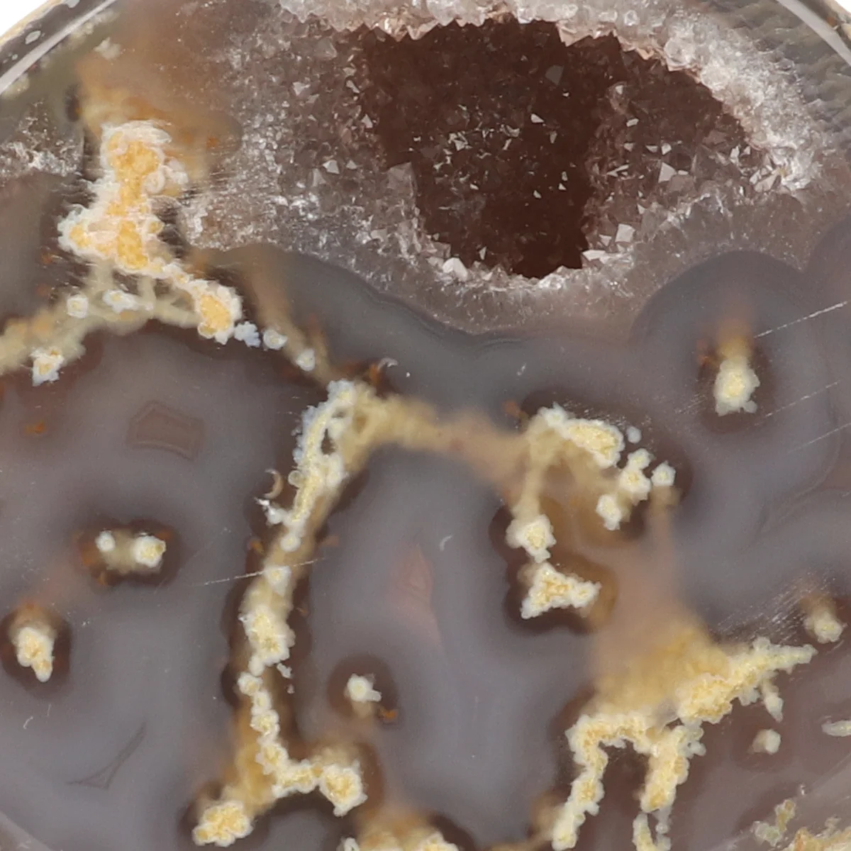 Agaat Geode op Standaard 2 Agaat Geode op Standaard uit Braziliƫ met artikelnummer 21572