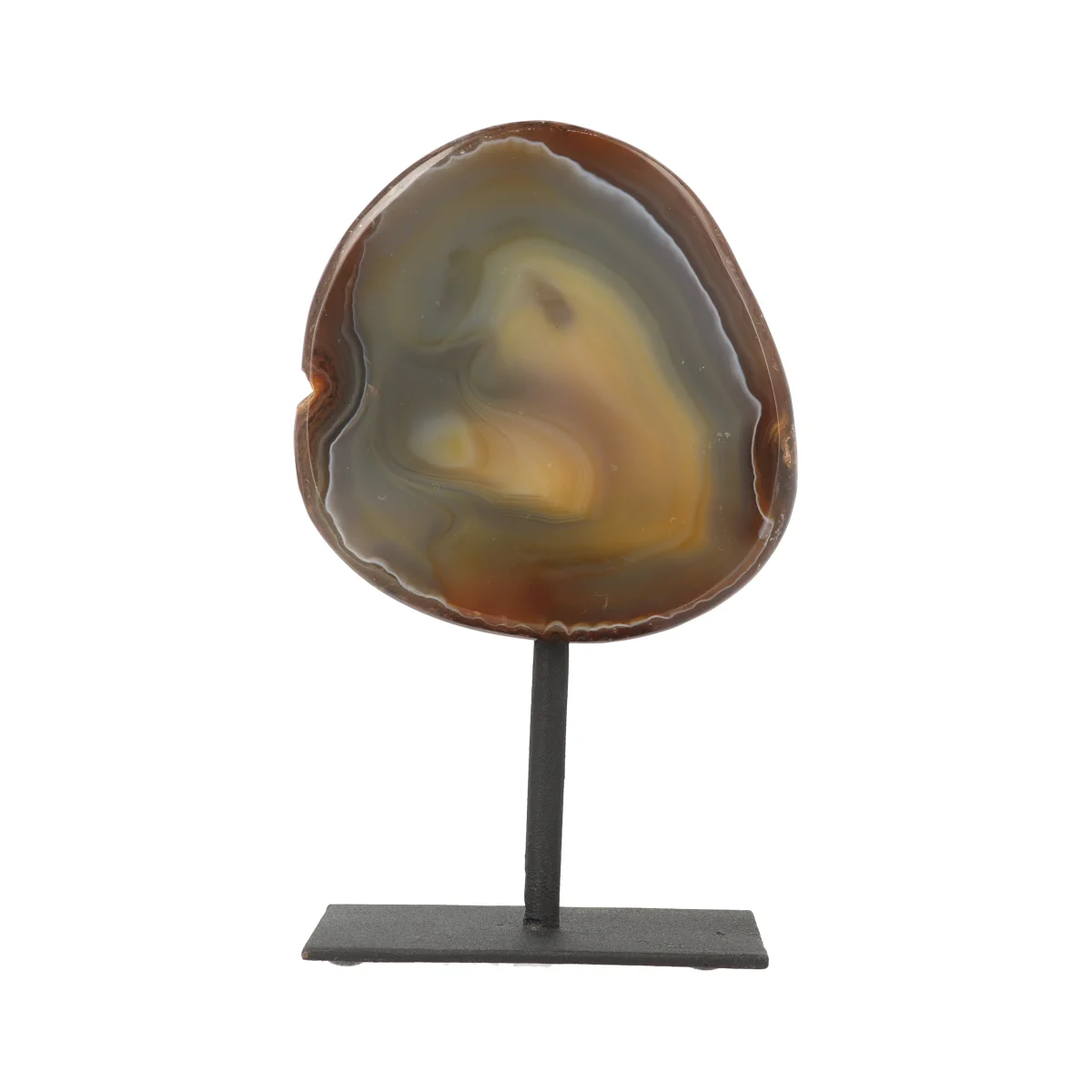 Agate End on Standard 1 Agate End on Stand from Brazil with item number 21591
