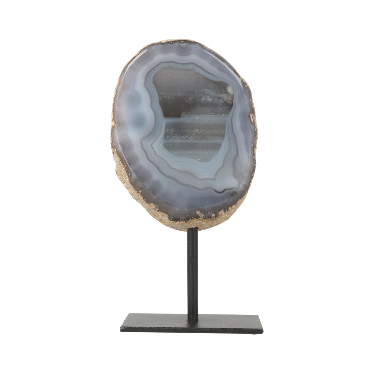 Agate End on Standard 1 Agate End on Stand from Brazil with item number 21594