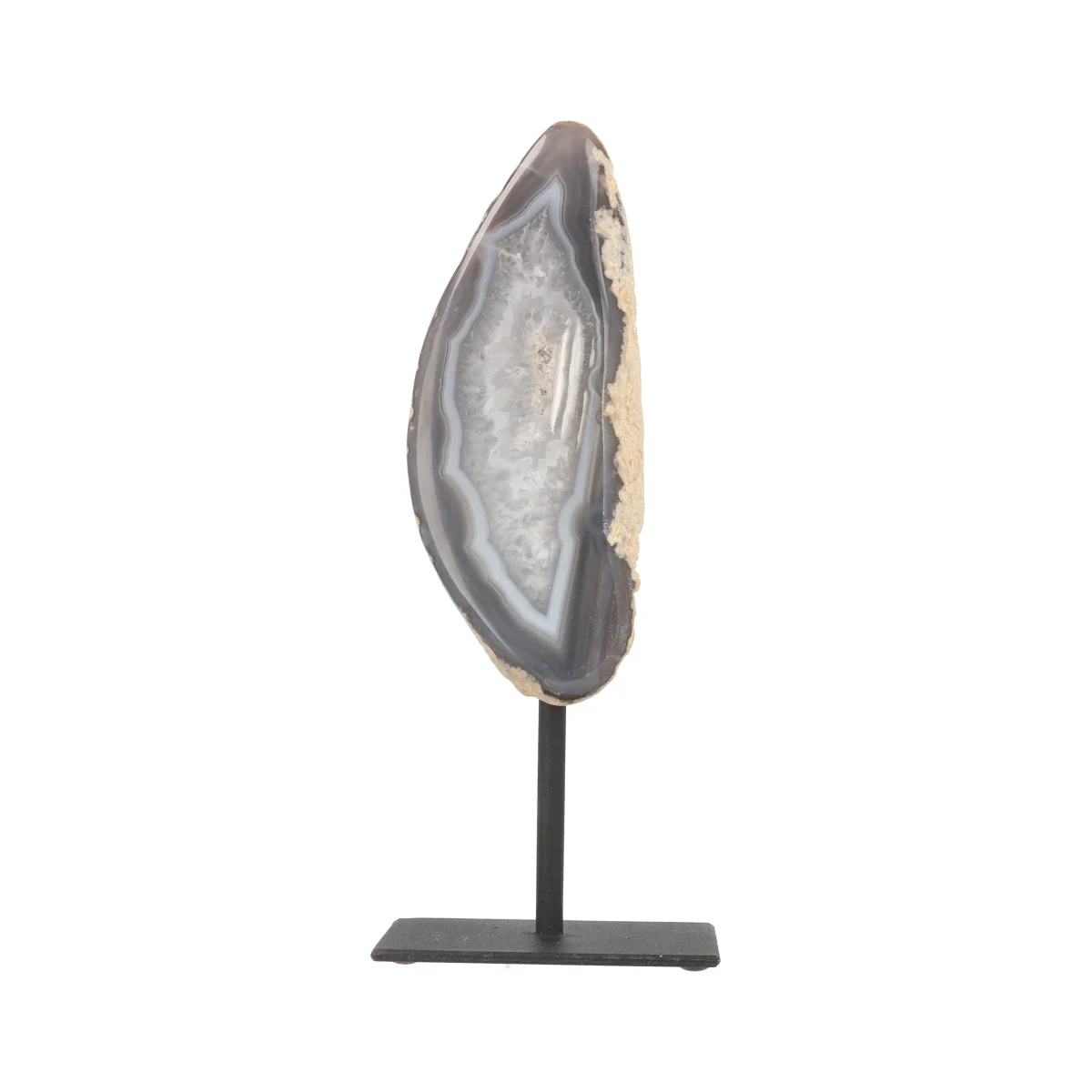 Agate End on Standard 1 Agate End on Stand from Brazil with item number 21595