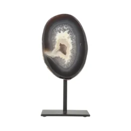 Agate Geode on Stand from Brazil with item number 21601