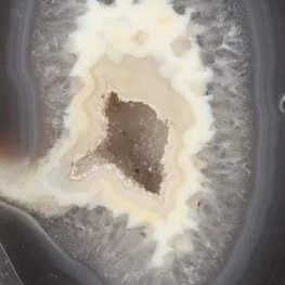 Agate Geode on Stand from Brazil with item number 21601