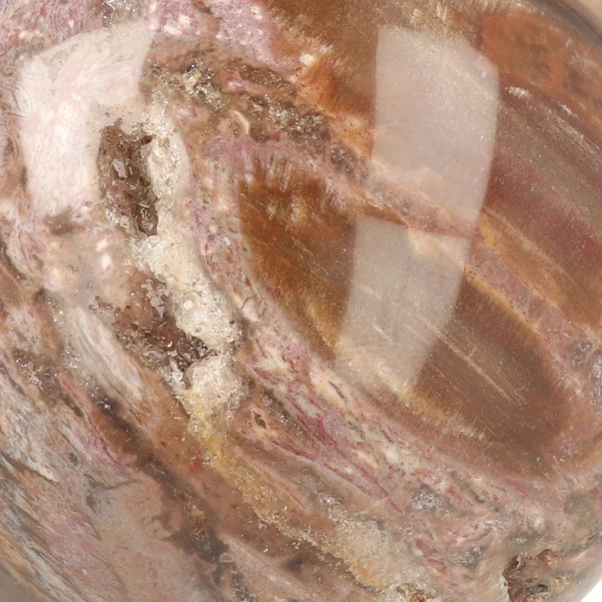 Versteend Hout Bol 2 Versteend Hout Bol uit Madagaskar met artikelnummer 21724