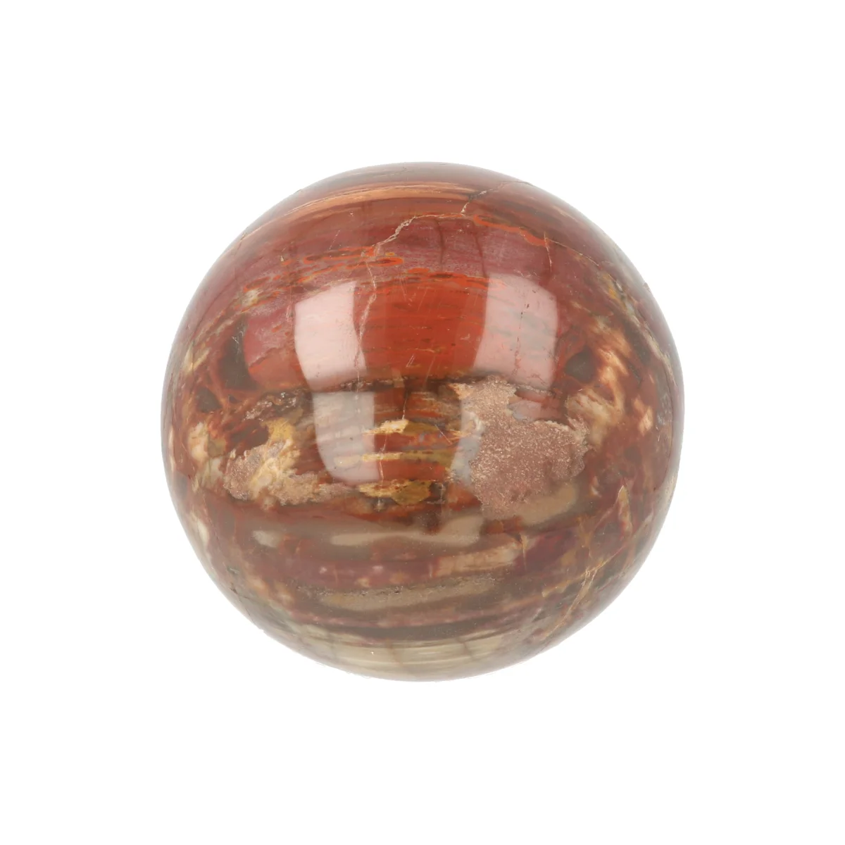 Versteend Hout Bol 3 Versteend Hout Bol uit Madagaskar met artikelnummer 21726