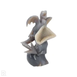 Druzy Agate Dragon Carving