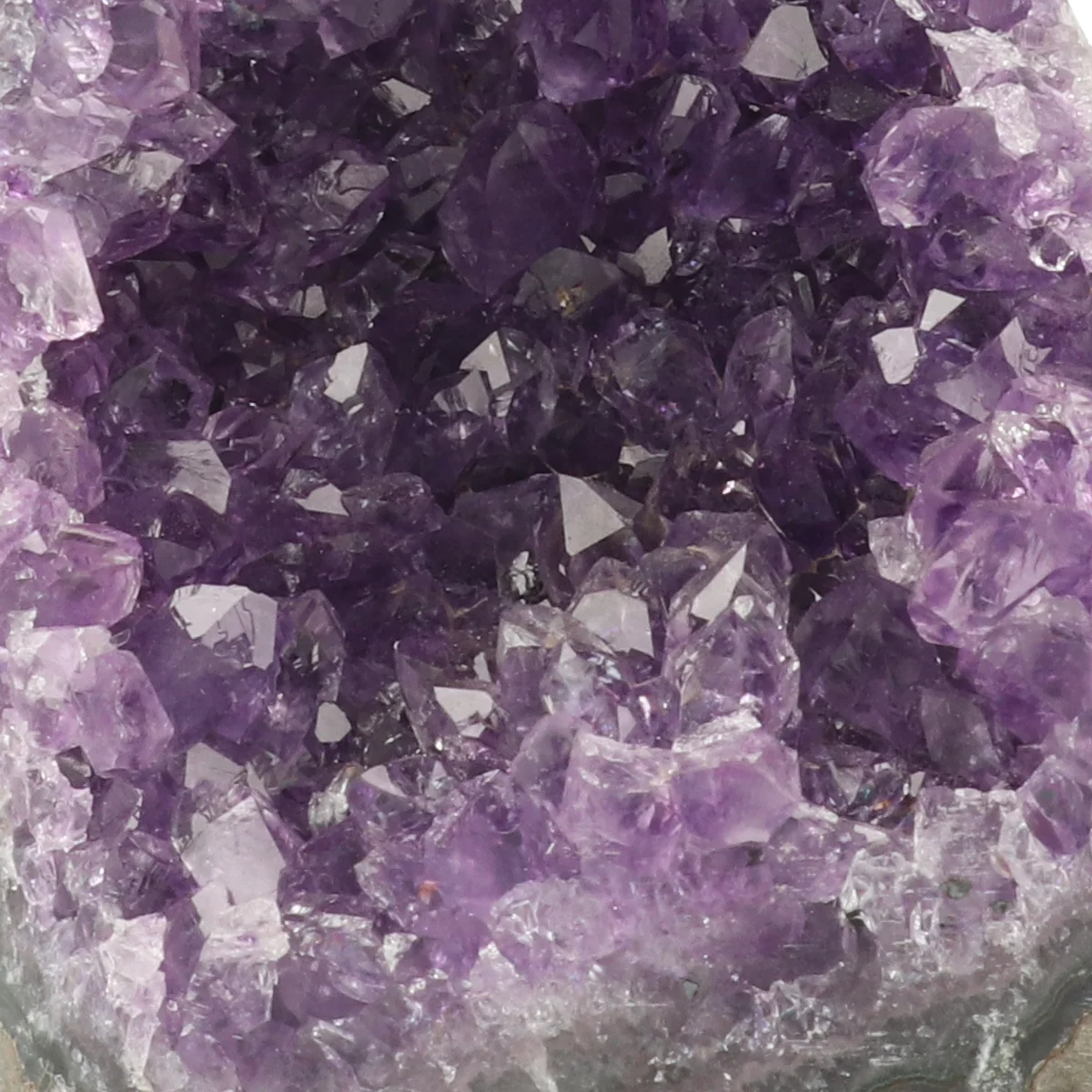Amethyst Schliff-Basis 2 Amethist Cut-base uit Uruguay met artikelnummer 21925