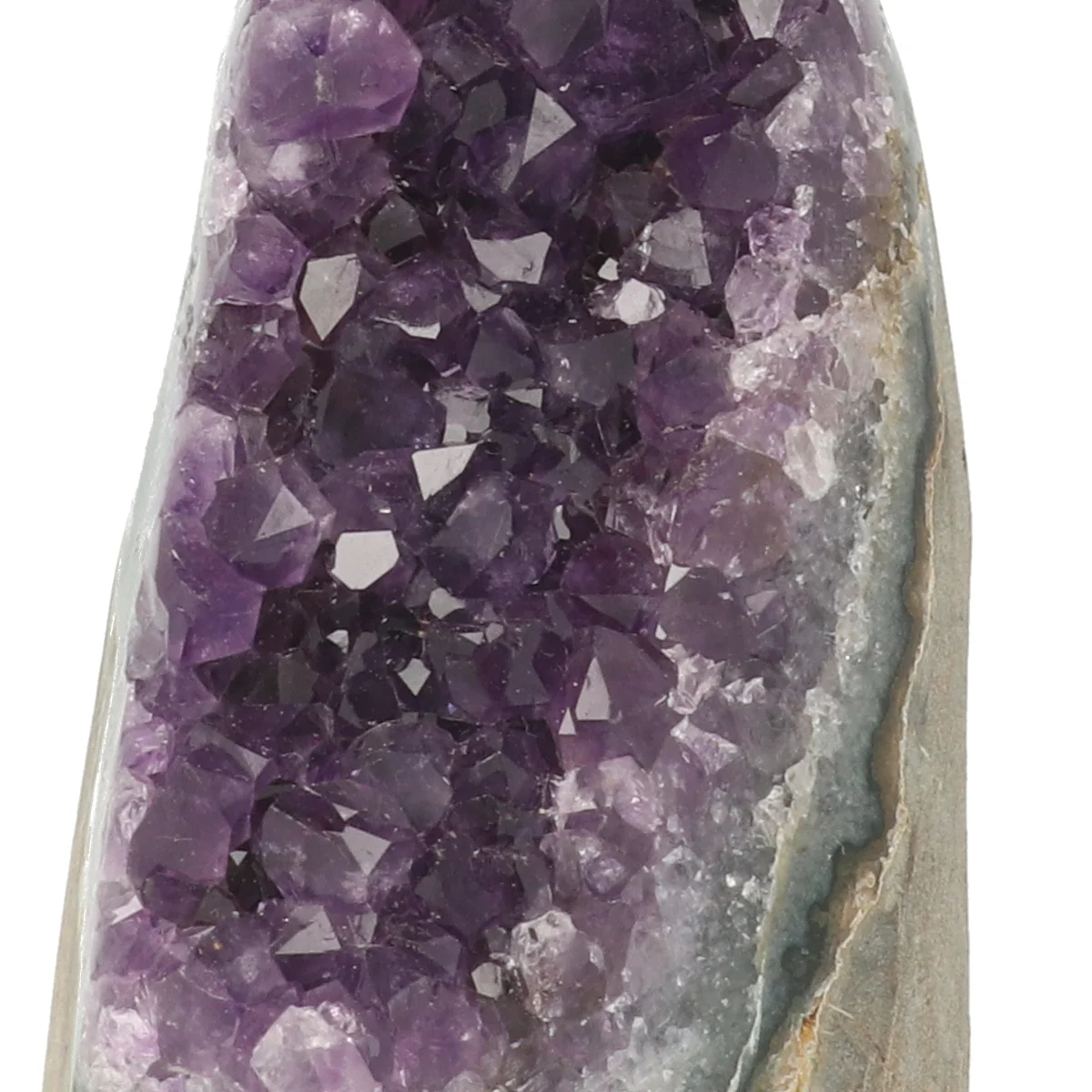 Amethyst Schliff-Basis 2 Amethist Cut-base uit Uruguay met artikelnummer 21926