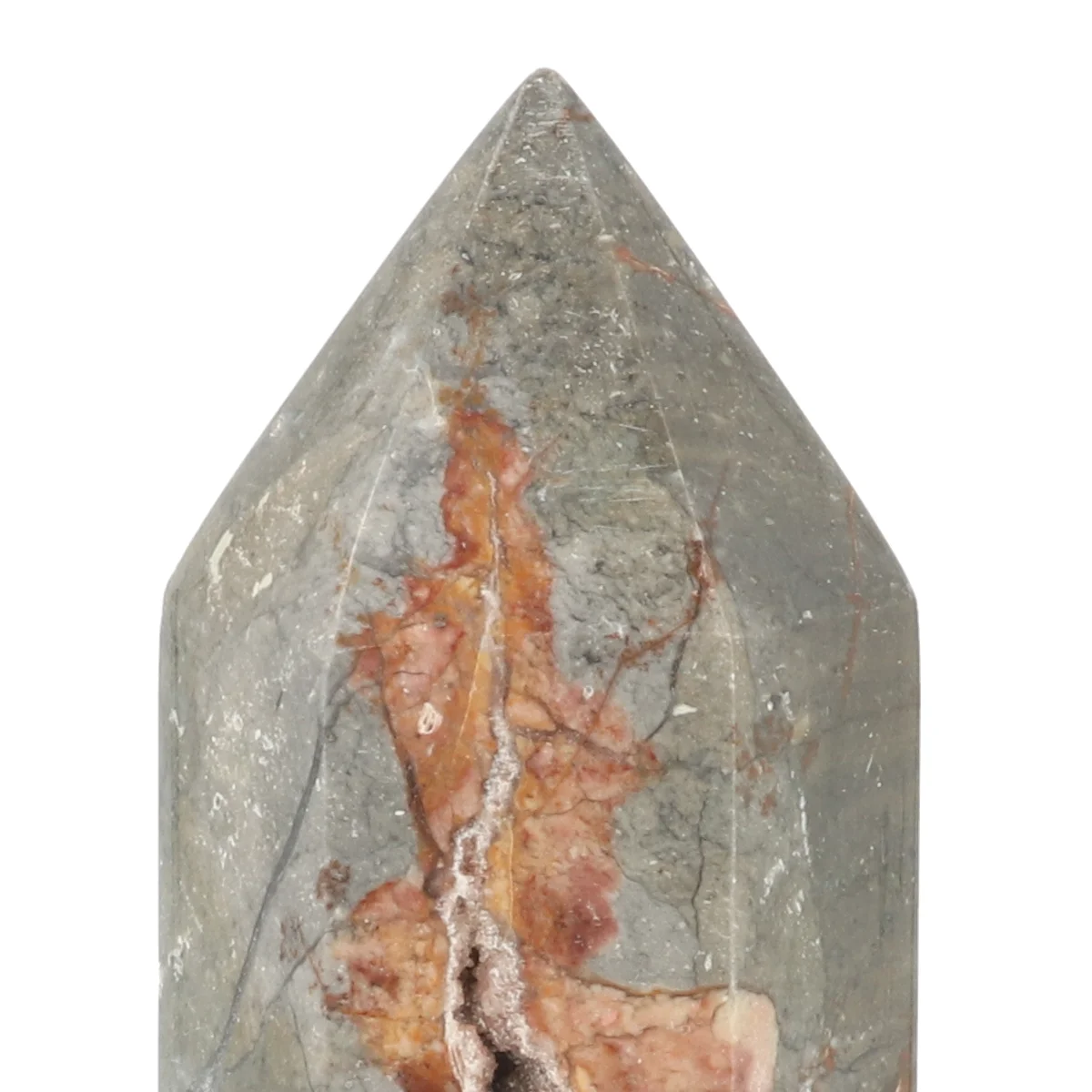 Breccie Jaspis - Morondaviet Punt 2 Breccie Jaspis Punt uit Madagaskar met artikelnummer 22004