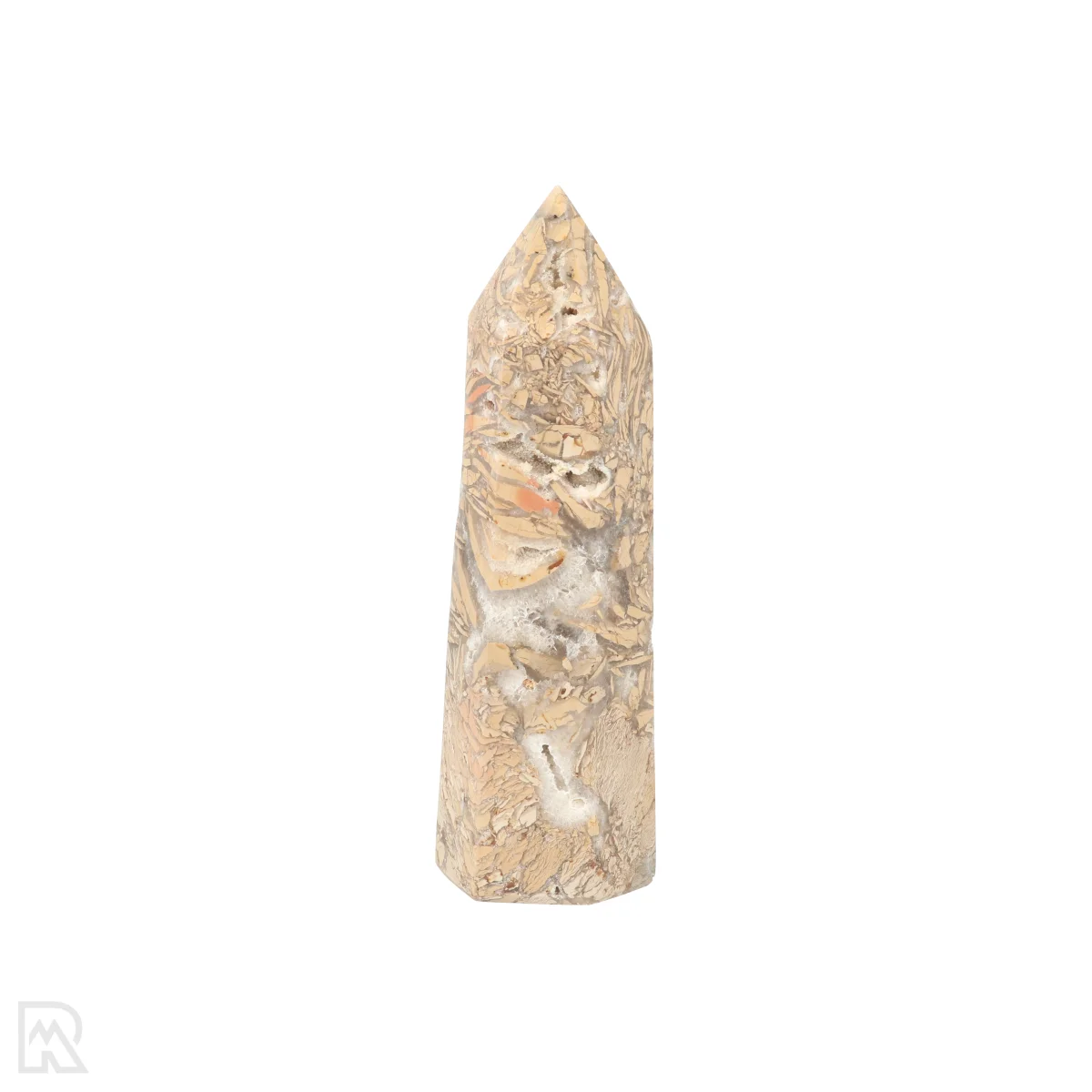 Breccie Jaspis - Morondaviet Punt 1 Breccie-Jaspis-Spitze aus Madagaskar mit der Artikelnummer 22009