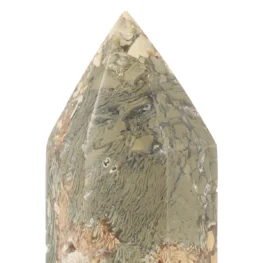 Breccie-Jaspis-Spitze aus Madagaskar mit der Artikelnummer 22010